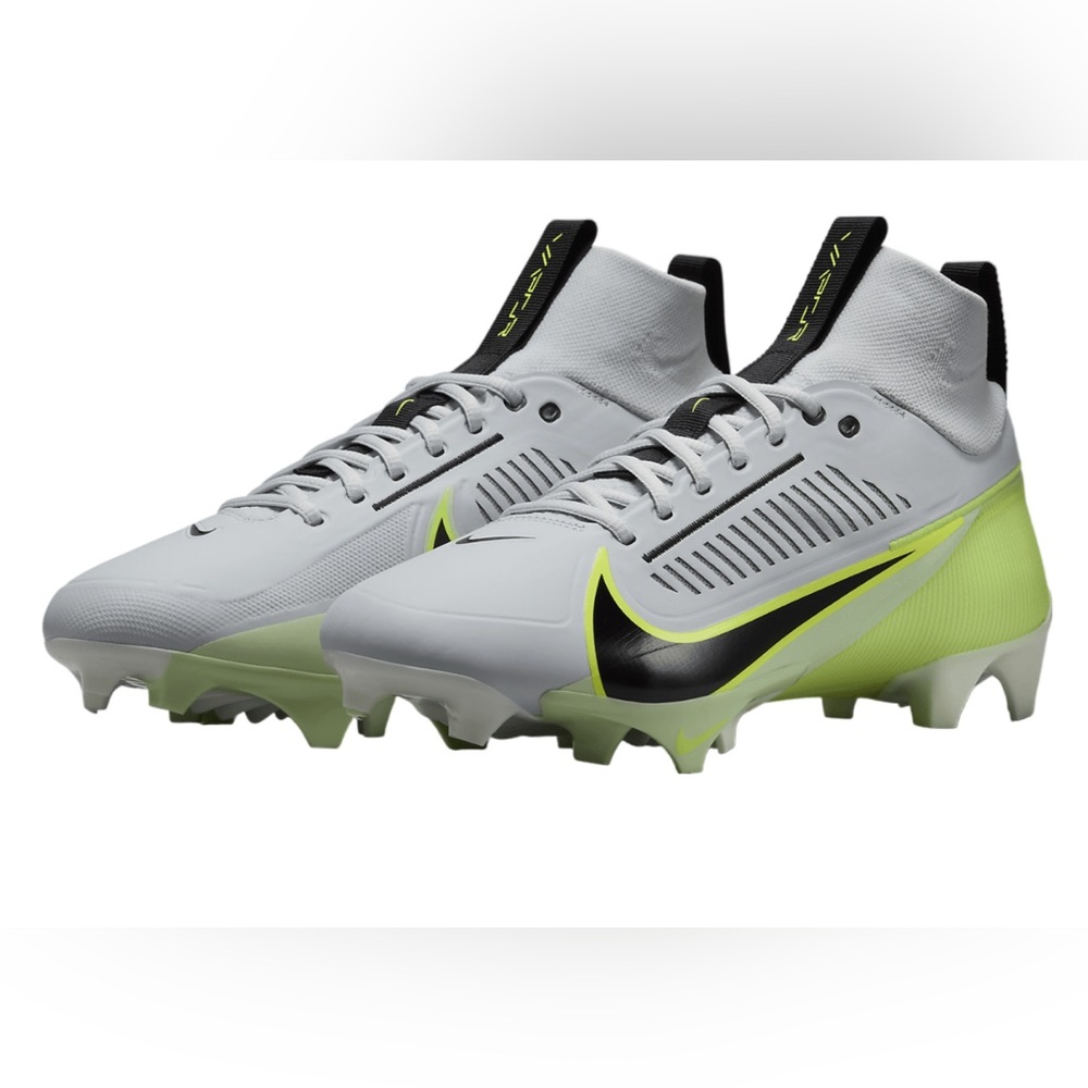 Nike Vapor Edge Pro 360 2 "Grey/Volt/Black" Men's Football Cleat 11.5 & 11